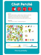 Cizojazyčné společenské hry - Společenská hra Chat Perche Janod Závody koček v angličtině od 6 let_1