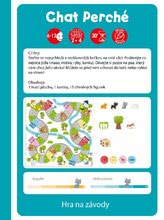 Cizojazyčné společenské hry - Společenská hra Chat Perche Janod Závody koček v angličtině od 6 let_3