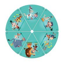 Cizojazyčné společenské hry - Společenská hra Family Circus Janod 42 dílů v angličtině od 4 let_1