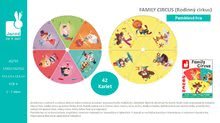 Cizojazyčné společenské hry - Společenská hra Family Circus Janod 42 dílů v angličtině od 4 let_0