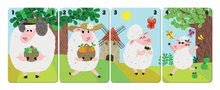 Cizojazyčné společenské hry - Společenská hra Family Farm Janod paměťová 28 karet od 3 let_4
