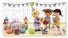 Dětské puzzle do 100 dílků - Puzzle Julie slaví narozeniny Janod v kufříku 24 - 36 dílů od 3 - 6 let od 3 let_0