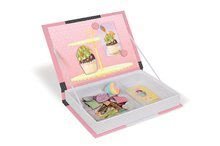 Magnetky pro děti - Magnetická kniha Magneti'Book Cupcakes Janod a 10 karet_0