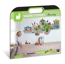 Magnetky pre deti - Magnetická dekorácia do detskej izby Racing Magneti' Stick Janod od 3 rokov_3