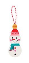 Dekorace do dětských pokojů - Dřevěné ozdoby na vánoční stromeček Janod se šňůrkou na zavěšení v dárkovém balení 8 ks_1