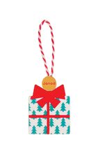 Dekorácie do detských izieb - Drevené ozdoby na vianočný stromček Janod so šnúrkou na zavesenie v darčekovom balení 8 ks_2