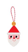 Dekorace do dětských pokojů - Dřevěné ozdoby na vánoční stromeček Janod se šňůrkou na zavěšení v dárkovém balení 8 ks_3