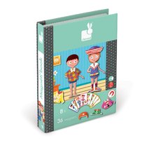 Magnetky pre deti - Magnetická kniha Fashion Magneti'Book Janod 8 kariet_0