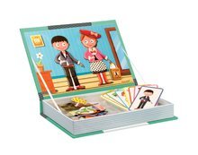 Magnetky pre deti - Magnetická kniha Fashion Magneti'Book Janod 8 kariet_2