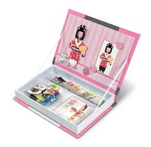 Magnetky pre deti - Magnetická kniha Girl's Outfits Magneti'Book Janod 8 kariet_1