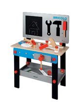 Drevená detská dielňa a náradie - Drevený pracovný stôl Bluemaster DIY Janod magnetický s 24 doplnkami_3