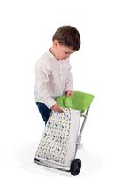 Sklepy dla dzieci  - Wózek zakupowy z portmonetką Green Market Janod _2
