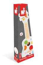 Dětské hudební nástroje - Dřevěné ukulele Confetti Ukulele Janod s realistickým zvukem_0