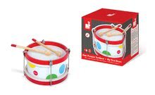 Detské hudobné nástroje - Drevený bubon Confetti Drum Janod od 24 mes_0