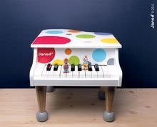 Detské hudobné nástroje - Drevený klavír Confetti Grand Piano Janod s realistickým zvukom od 3 rokov_4