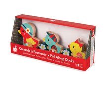 Ťahacie hračky - Drevená kačacia rodinka Baby Forest Janod na ťahanie od 12 mes_2