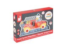 Puzzle per i più piccoli - Puzzle in legno magnetici Camion dei pompieri Vertical Janod 8 pezzi da 18 mesi_3