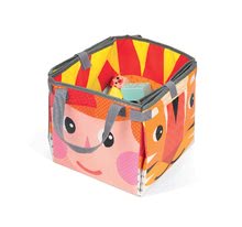 Drewniane klocki - Drewniane klocki na podkładce Cirkus Kubix Janod o różnych kształtach od 24 m-ca_1