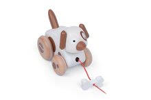 Ťahacie hračky - Drevený pes Pull Along Janod na ťahanie so zvukom od 12 mes_0