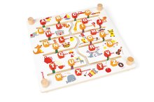 Giochi da tavolo in lingua straniera - Gioco da tavolo Labyrinth Alphabet Game Janod inglese-francese dai 4 anni_1