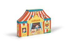 Garáže - Drevená stavebnica Cirkus Story Set Box Janod _0