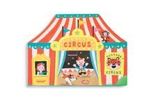 Garáže - Drevená stavebnica Cirkus Story Set Box Janod _1