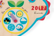 Decorazioni per la cameretta dei bambini - Calendario lunare in legno Over time Janod in francese_3