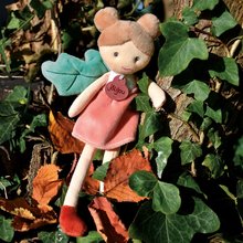 Krpene lutke - Bábika víla Gaia Forest Fairies Jolijou 25 cm v ružových šatách so zelenými krídlami z jemného textilu od 5 rokov JJ6030_0