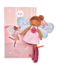 Szmaciane lalki - Lalka wróżka Tara Forest Fairies Jolijou 25 cm w fioletowej sukience z niebieskimi skrzydełkami z delikatnej tkaniny od 5 lat_1