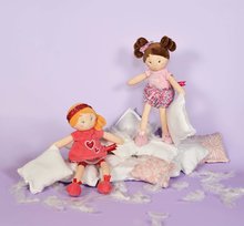 Hadrové panenky - Panenka Les Pipelettes Jolijou 25 cm z jemného textilu 4 různé modely od 5 let_0