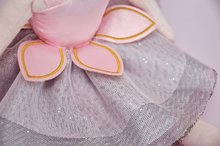 Păpuși de cârpă - Păpușa Margot My Little Ballerina Jolijou 35 cm în rochiță roz-argintie cu rochiță din material texti de la 4 ani_1