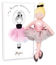 Krpene lutke - Bábika Margot My Little Ballerina Jolijou 35 cm v ružovo-strieborných šatách so sukničkou z jemného textilu od 4 rokov JJ6037_2