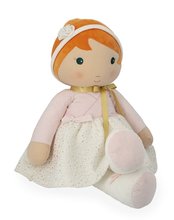Rongybabák - Rongybaba kisbabáknak Valentine Doll Tendresse Kaloo 80 cm fehér ruhácskában puha textilből 0 hó-tól_1
