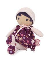 Handrové bábiky - Bábika pre bábätká Violette Doll Tendresse Kaloo 25 cm vo fialových šatách z jemného textilu od 0 mes_0