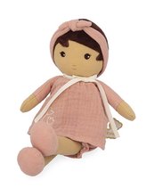 Punčke iz cunj - Punčka za dojenčke Amandine Doll Tendresse Kaloo 25 cm v rožnati oblekici iz nežnega tekstila od 0 mes_0