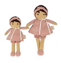 Handrové bábiky - Bábika pre bábätká Amandine Doll Tendresse Kaloo 25 cm v ružových šatách z jemného textilu od 0 mes_1