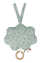 Igračke za bebe - Tekstilna glazbena škrinjica Oblak Green Mouse Musical Fabric Box Petites Chansons Kaloo s drvenim prstenom zelena od 0 mjes_2