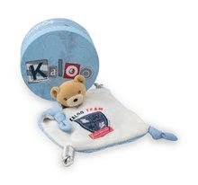 Kuschel- und Einschlafspielzeug - Kuschel-Teddybär Doudou Team Kaloo 20 cm im Geschenkkarton für die Kleinsten blau_0