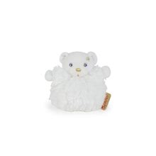 Dekorace do dětských pokojů - Plyšový medvěd v kouli Kaloo 10 cm se zlatou hvězdou pro nejmenší bílý od 0 měsíců_1