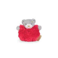 Dekorationen für Kinderzimmer - Teddybär in einem Kaloo-Ball 10 cm mit goldenem Stern für die Kleinsten rot ab 0 Monaten_0