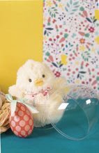 Jucării de pluș și textile - Răţuşcă de pluş în ou Kaloo 12 cm galben cu fundiţă roz de la 0 luni_2