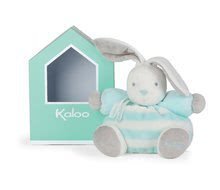 Pre bábätká - Plyšový zajačik BeBe Pastel Chubby Kaloo 25 cm pre najmenšie deti v darčekovom balení tyrkysovo-krémový_0