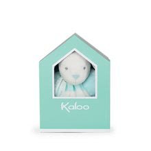 Zabawki dla niemowląt  - Pluszowy zajączek BeBe Pastel Chubby Kaloo 25 cm dla najmłodszych dzieci w opakowaniu podarunkowymi turkusowo-kremowy_0
