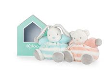 Plišasti medvedki - Plišasti medvedek BeBe Pastel Chubby Kaloo 25 cm za najmlajše darilna embalaža breskev-krem od 0 mes_3