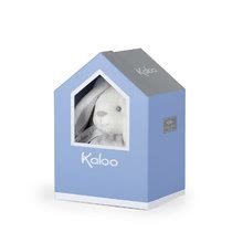 Pre bábätká - Plyšový zajačik BeBe Pastel Chubby Kaloo 18 cm pre najmenších v darčekovom balení šedo-krémový od 0 mes_1