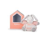 Za dojenčke - Plišasti zajček BeBe Pastel Chubby Kaloo 18 cm v darilni embalaži oranžno-krem od 0 mes_0