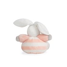 Pre bábätká - Plyšový zajačik BeBe Pastel Chubby Kaloo 18 cm pre najmenších v darčekovom balení broskyňovo-krémový od 0 mes_3