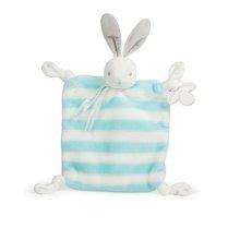 Zabawki do przytulania i zasypiania - Pluszowy zajączek do przytulania Bebe Pastel Doudou Kaloo 20 cm w pudełku prezentowym dla najmłodszych turkusowo-kremowy_0
