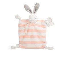 Igrače za crkljanje in uspavanje - Plišasti zajček za crkljanje Bebe Pastel Doudou Kaloo 20 cm v darilni embalaži za dojenčke oranžno-krem_0
