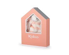 Hračky na mazlení DouDou - Plyšový zajíček na mazlení Bebe Pastel Doudou Kaloo 20 cm v dárkovém balení oranžovo-krémový_0